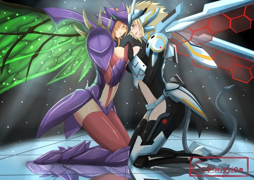 Kha'Zix & Kha'Zix Mecha Genderbender Hentai
